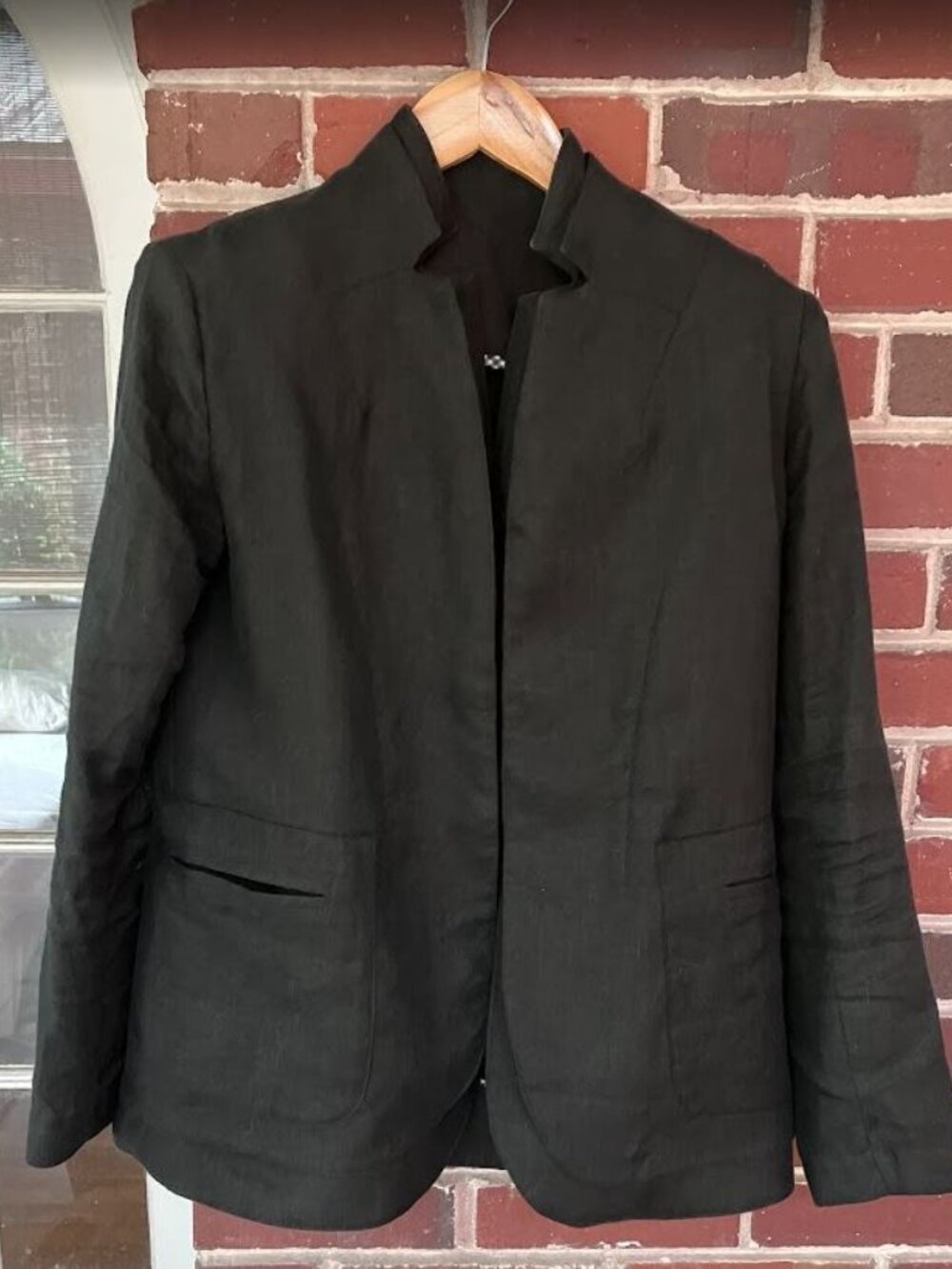 Avant garde linen blazer - Picture 6 of 6